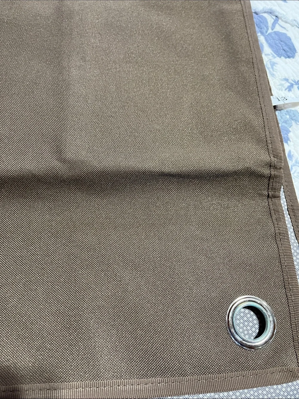 thirty-one Brown and Gray Wall Hanging Organizer with Clear ID Windows